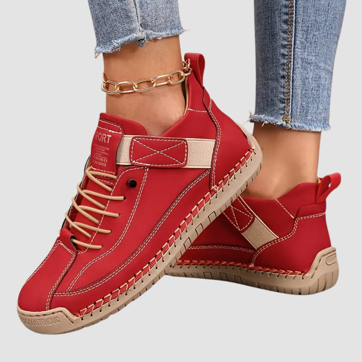 Andrea | Women's Orthopedic Velcro Closure Casual Sneakers