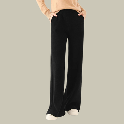 Kylie | Women's Knit Relaxed Winter Pants