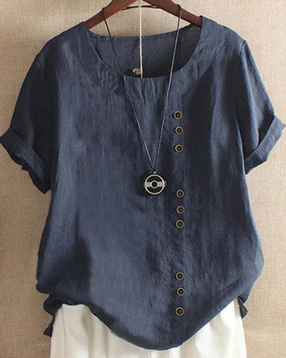 Donna | Women's Relaxed Summer Elegant Blouse