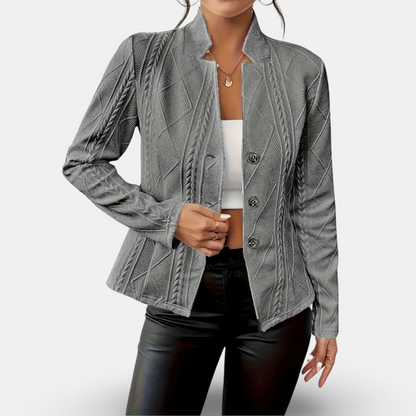 Chloe - Stylish Lightweight Buttoned Blazer Jacket