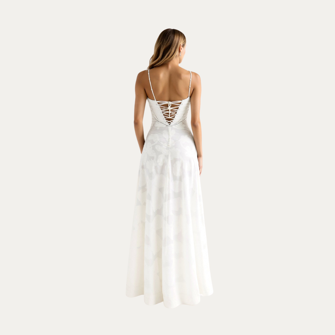 Michaela | Women's Wedding Guest Slip Maxi Dress
