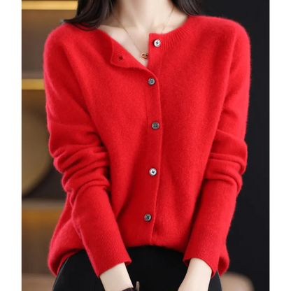 Katharina | Women's Knit Cardigan with classic Button Closure