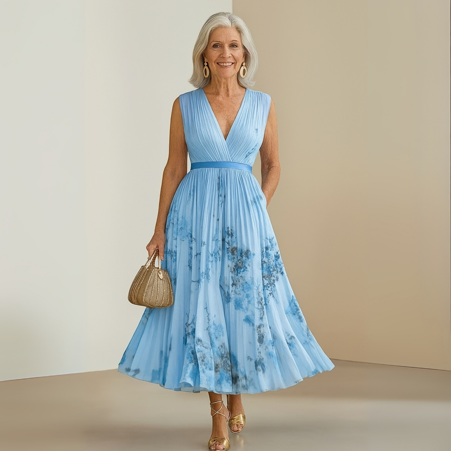 Sonia | V-Neck Summer Women's Elegant Dress