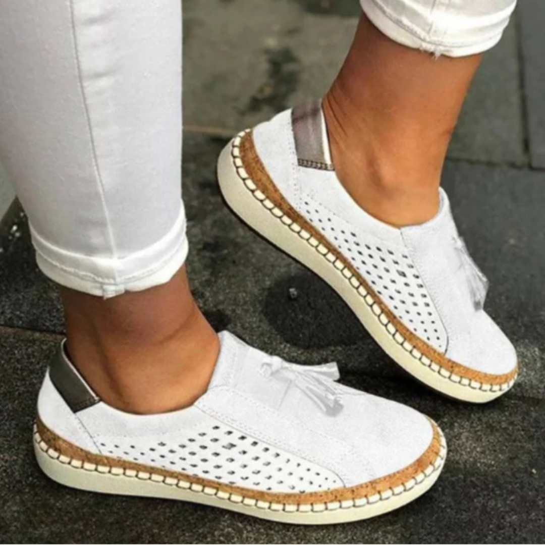 Karin | Women's Perforated Slip-On Casual Sneakers