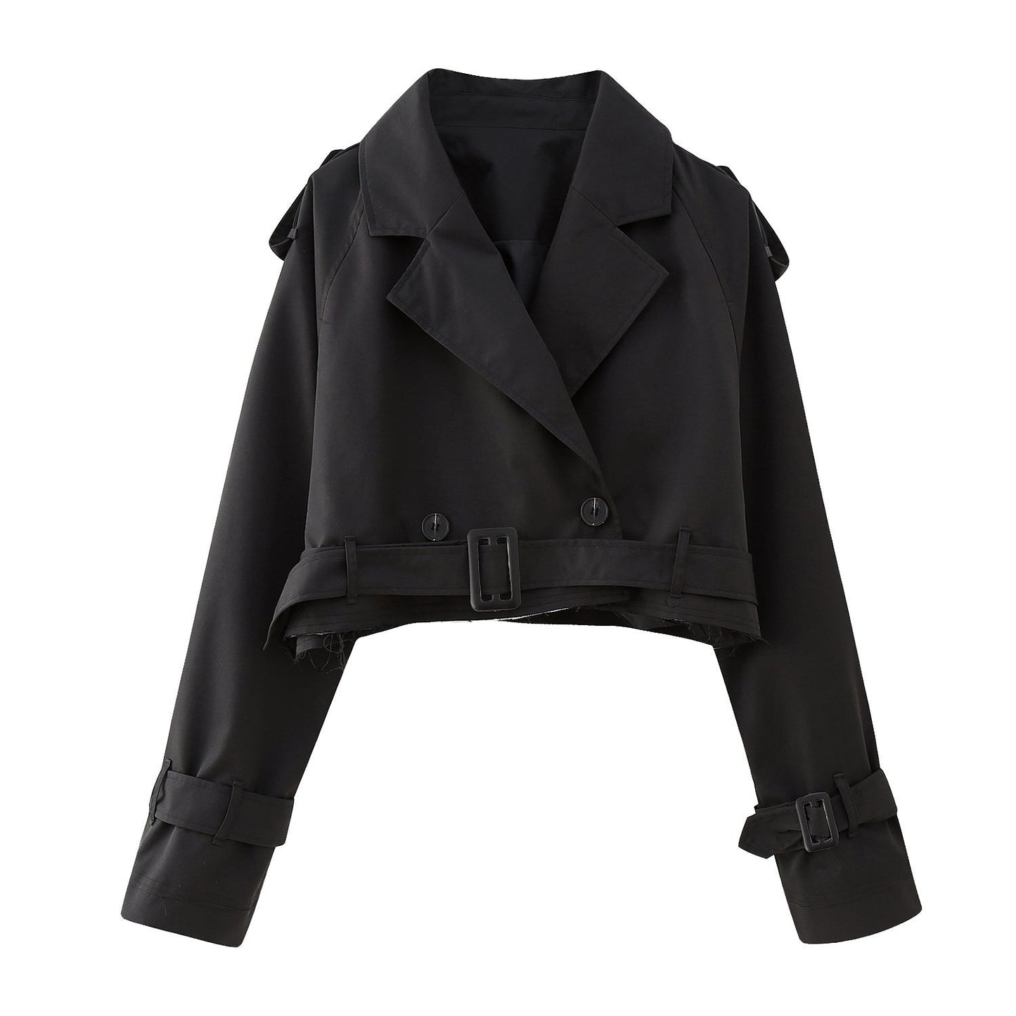 Karla | Women's Chic short Trench Coat with Belt