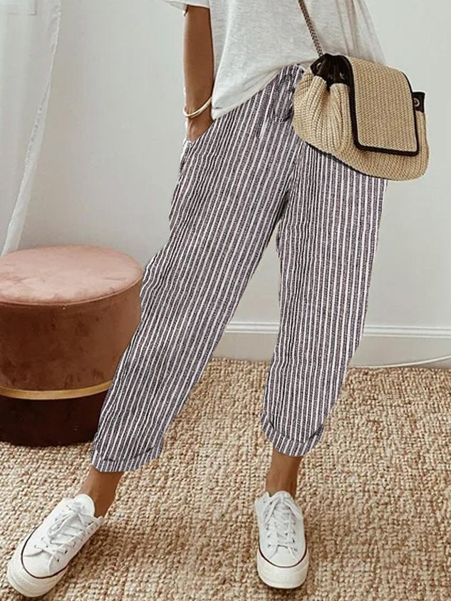 Helga | Stylish Casual Linen Pants