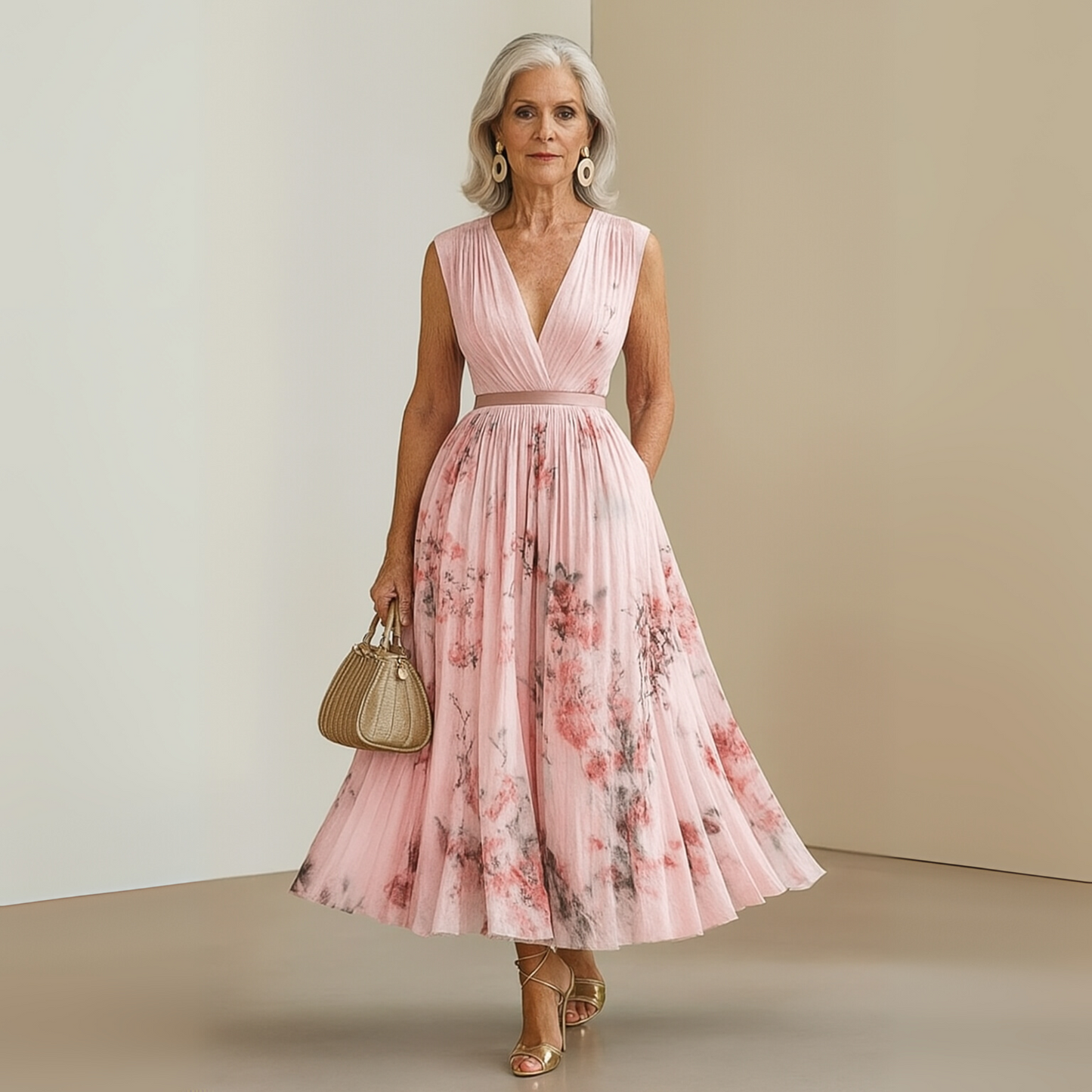 Sonia | V-Neck Summer Women's Elegant Dress