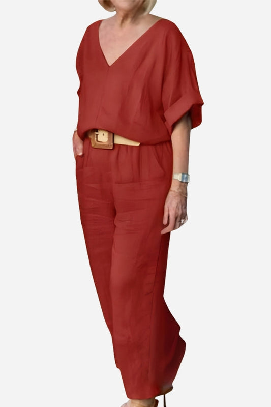 Rosetta | Women's V-Neck Relaxed Lightweight Top