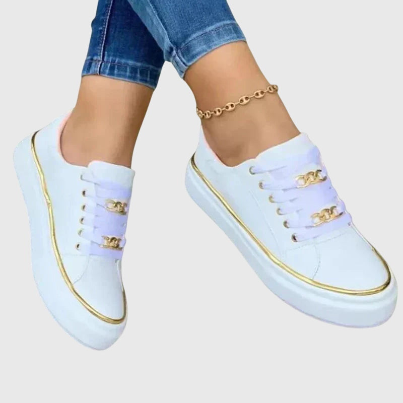 Anna | Women's Spring Casual Velvet Lace-Up Sneakers