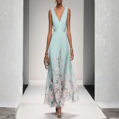 Britta | Women's Floral Maxi Dress For Wedding Guests
