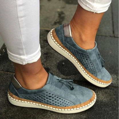 Karin | Women's Perforated Slip-On Casual Sneakers