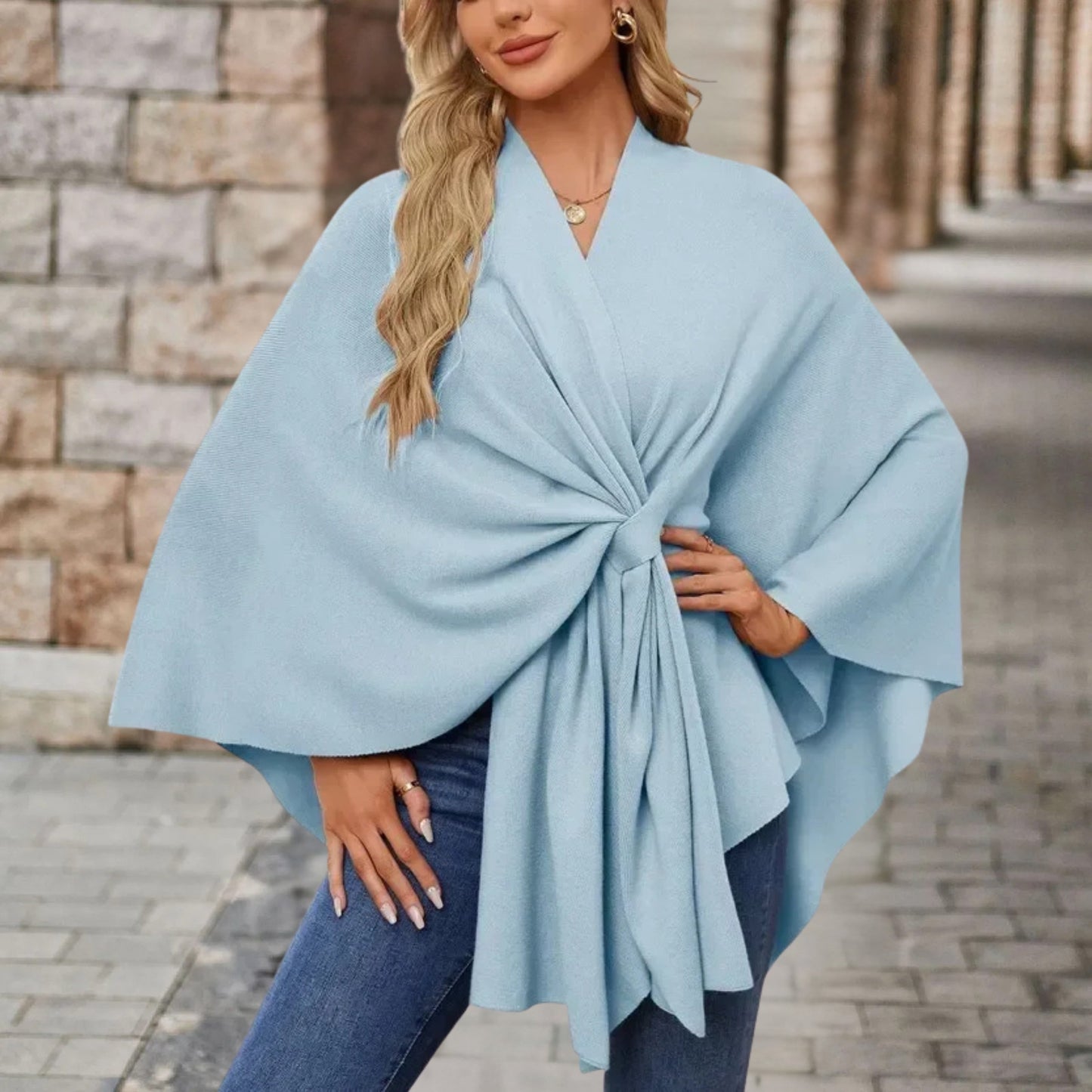 Veronica | Women's Lightweight Casual Cape-Style Top