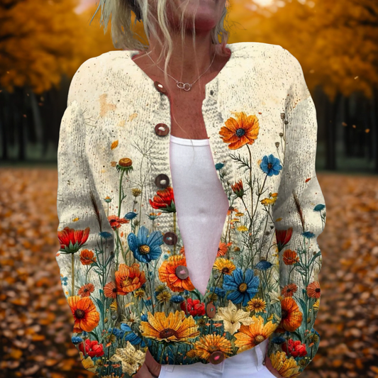 Clelia | Breathable Knit Relaxed Work Cardigan
