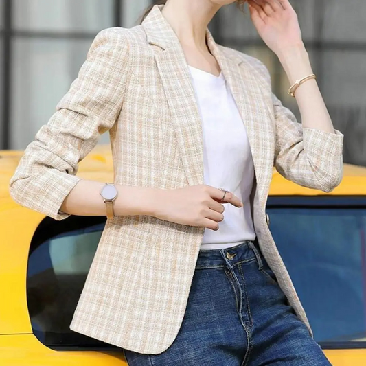 Anna | Women's Casual Blazer with One-Button-Design for the Office