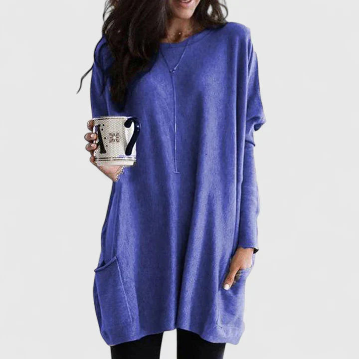 Karla | Women's Casual Tunikakleid with Long Sleeves