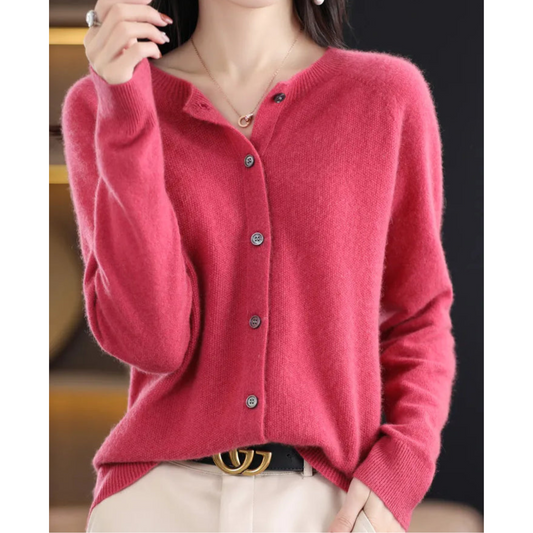 Katharina | Women's Knit Cardigan with classic Button Closure