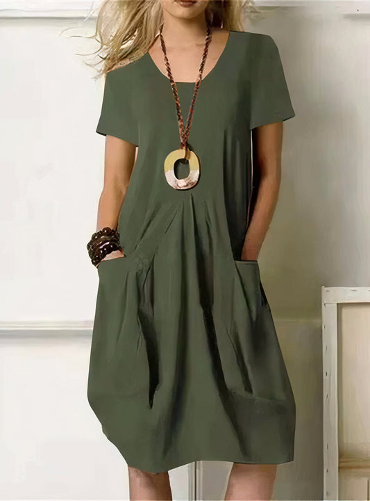 Domenica | Women's Elegant Flattering Relaxed Dress