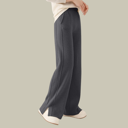 Kylie | Women's Knit Relaxed Winter Pants