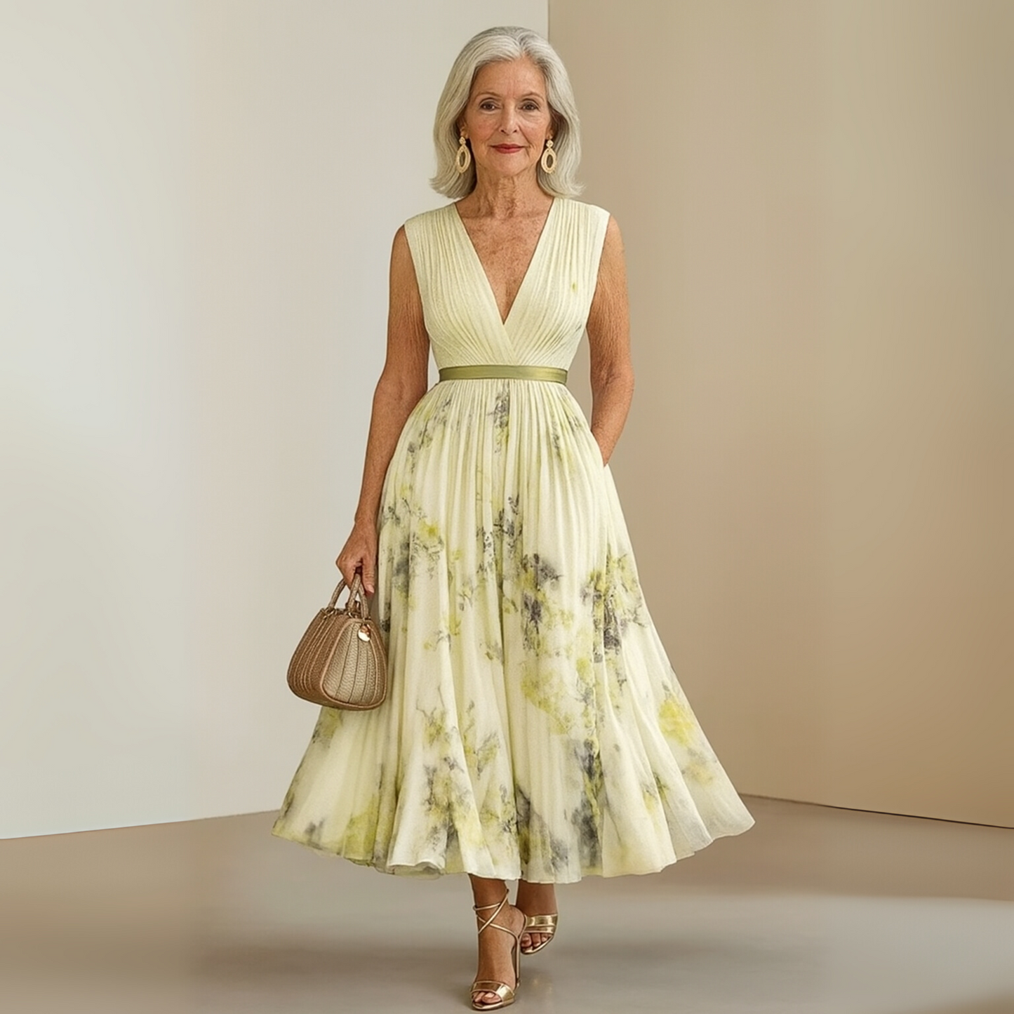 Sonia | V-Neck Summer Women's Elegant Dress
