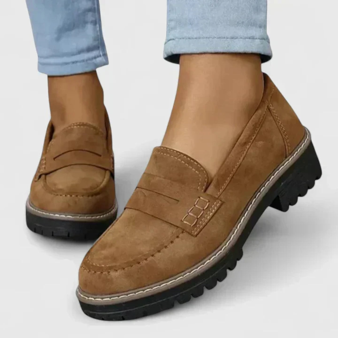 Michaela | Women's Slip-On Chunky Loafers Shoes