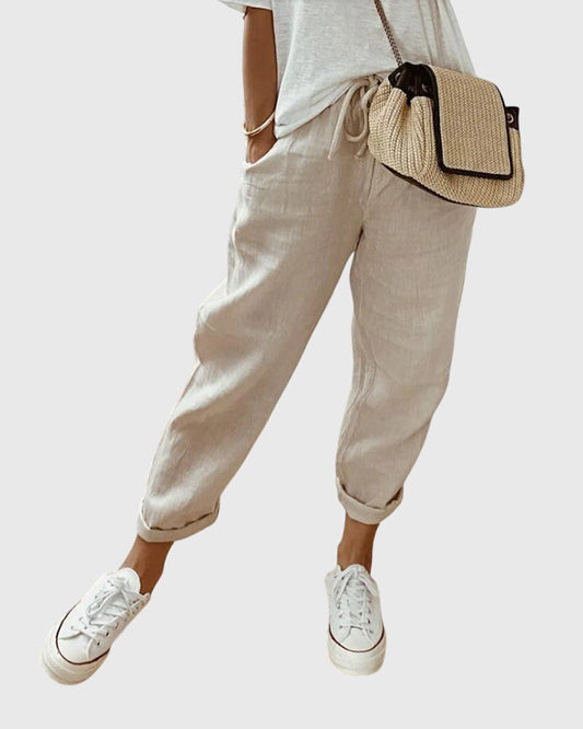 Liuba | Women's High-Waist Relaxed Comfortable Pants