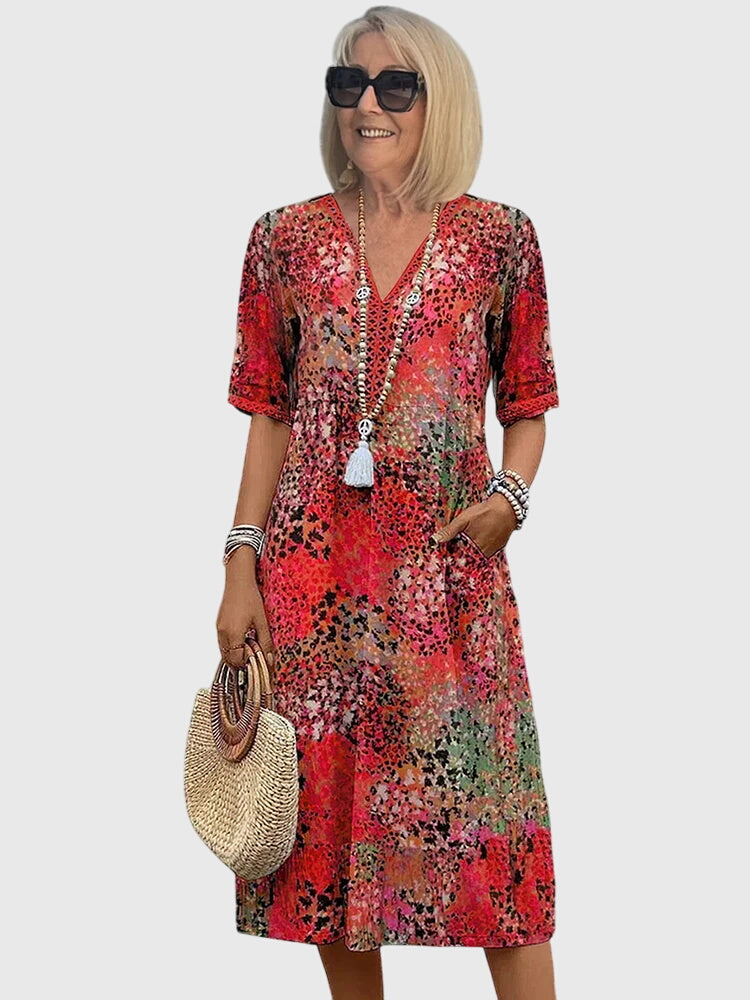 Ornella | Women's Midi Elegant Flattering Dress