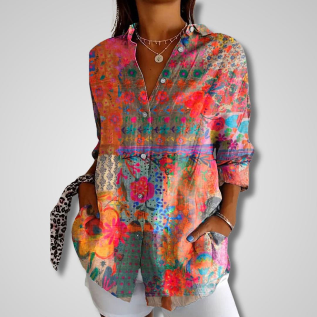 Carla | Women's Breathable Relaxed Summer Shirt