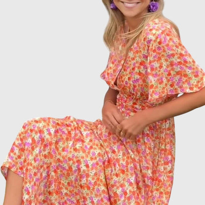 Regina | Women's Breathable Maxi Relaxed Floral Summer Dress
