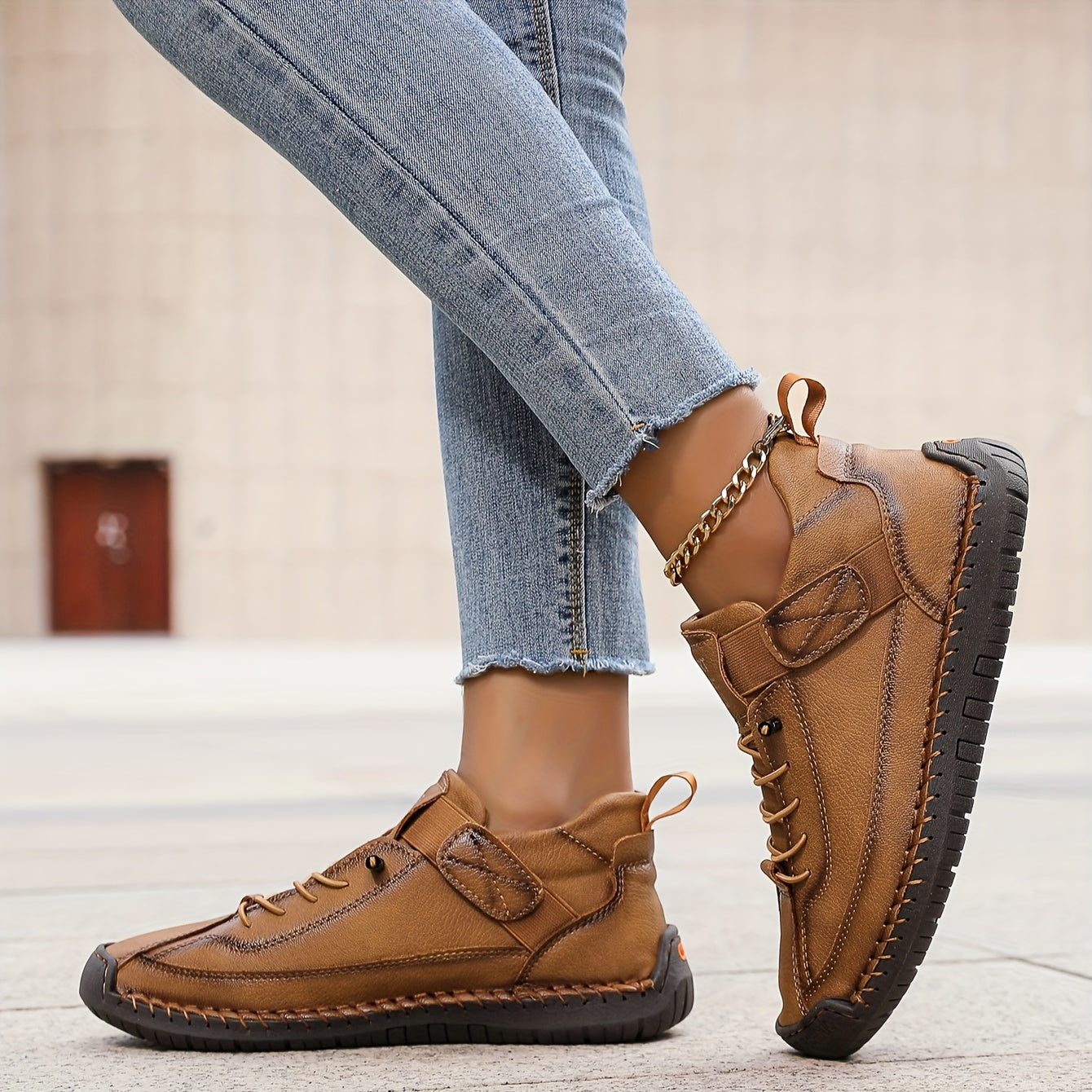 Andrea | Women's Casual Lace-Up Platform-Sneakers
