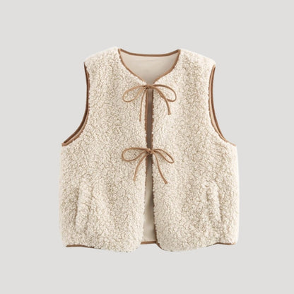 Viviane | Women's Spring Vest with Tie-Front