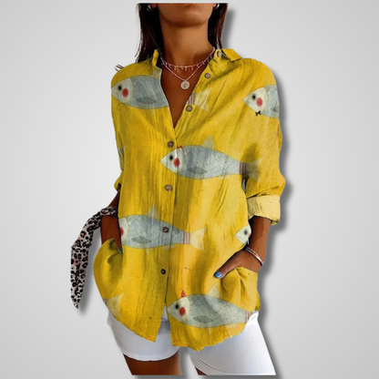 Carla | Women's Breathable Relaxed Summer Shirt