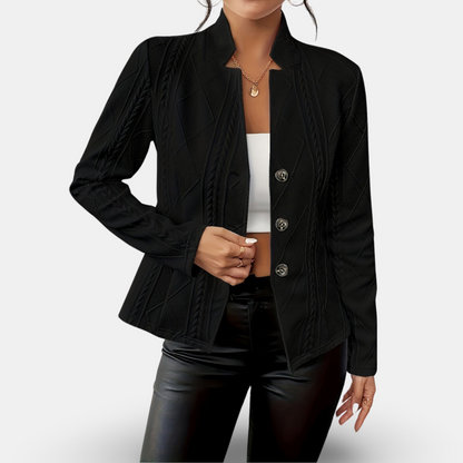 Chloe - Stylish Lightweight Buttoned Blazer Jacket