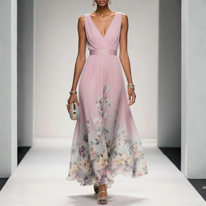 Britta | Women's Floral Maxi Dress For Wedding Guests