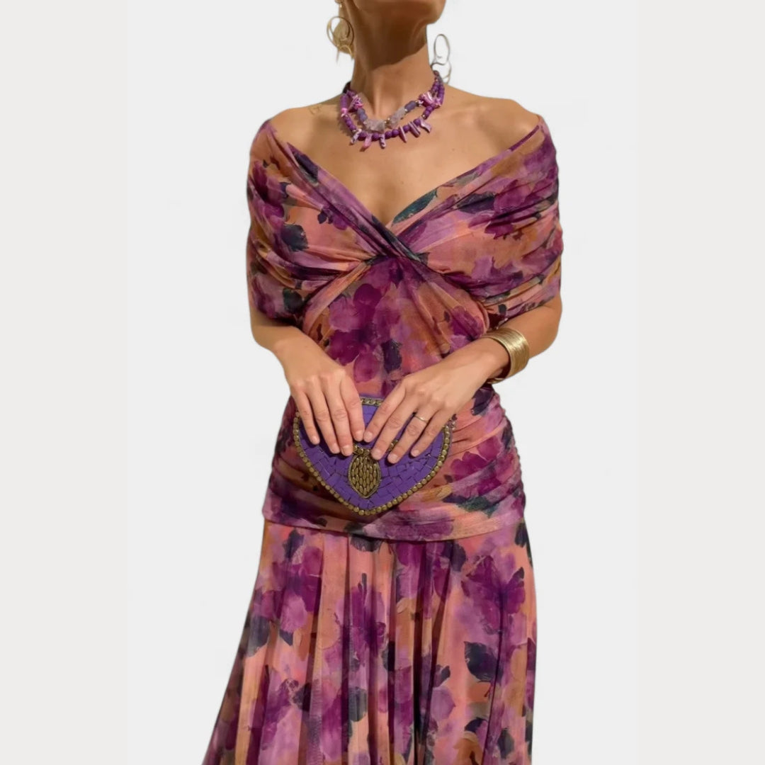 Lilian | Women's Off-Shoulder Elegant Evening Dress