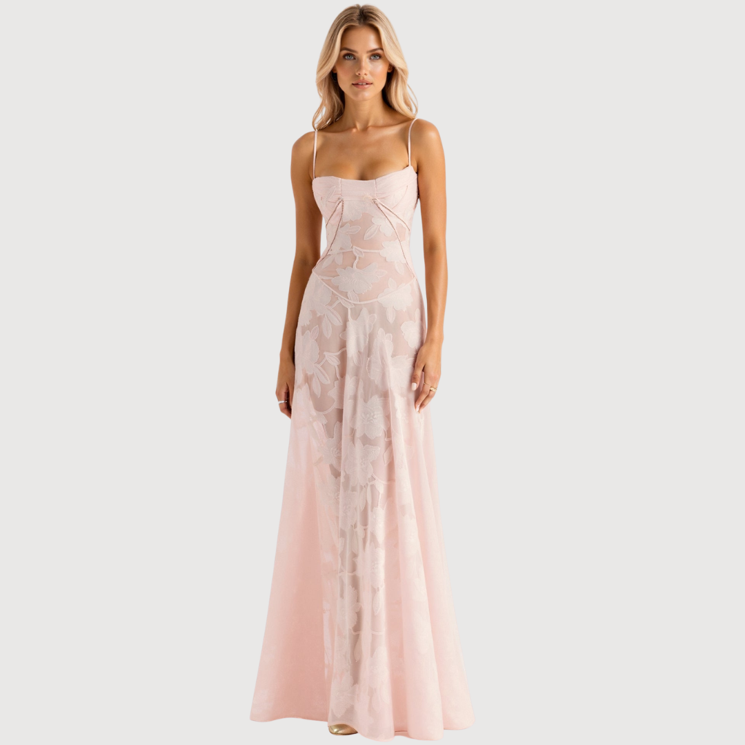 Michaela | Women's Wedding Guest Slip Maxi Dress