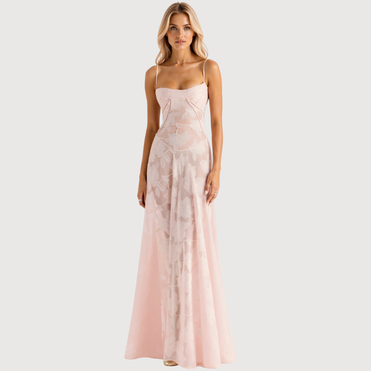Michaela | Women's Wedding Guest Slip Maxi Dress