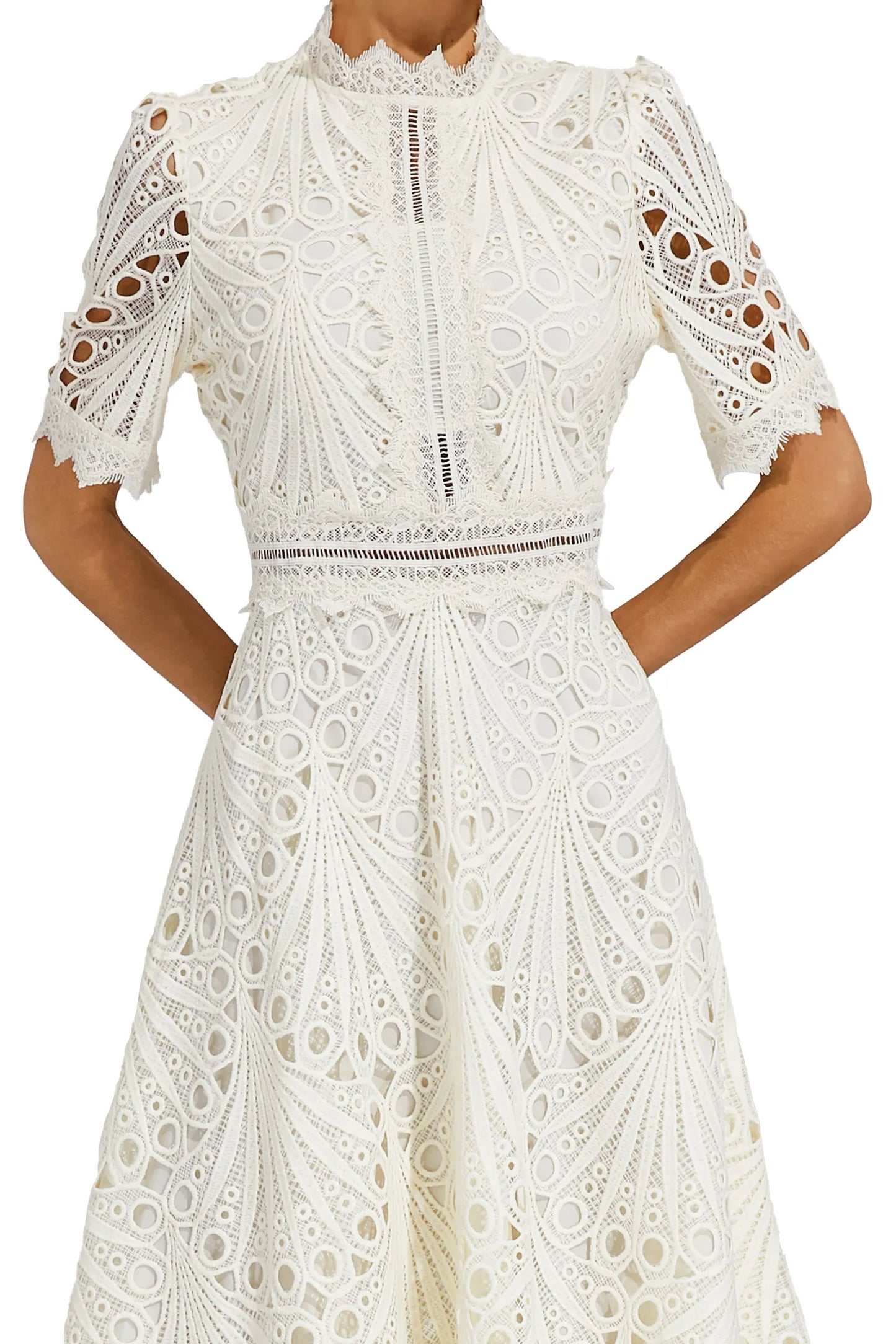 Jasmin | Women's Chic Pointed Midi Dress
