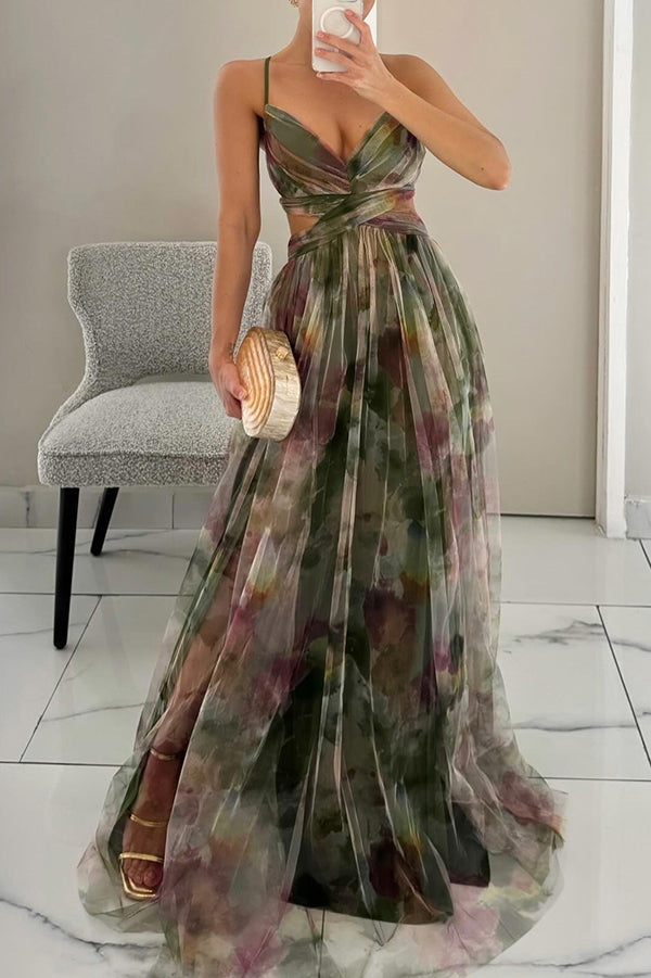 Selina | Women's Pleat-Maxi Dress