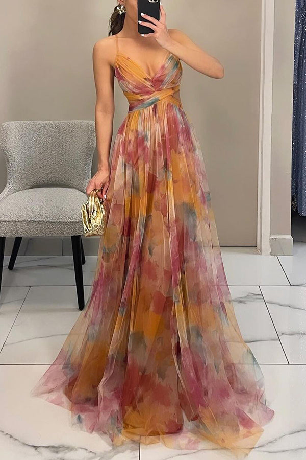 Selina | Women's Pleat-Maxi Dress