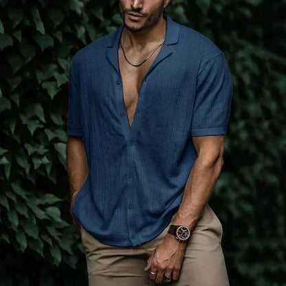 Giorgio | Men’s Short Sleeve Relaxed Button-Up