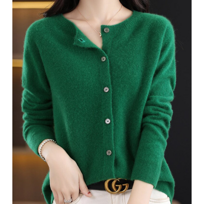 Katharina | Women's Knit Cardigan with classic Button Closure