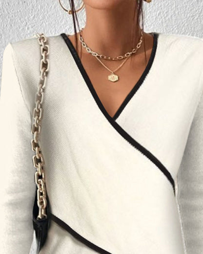 Victoria | Women's Wrap V-Neck Summer Sweater
