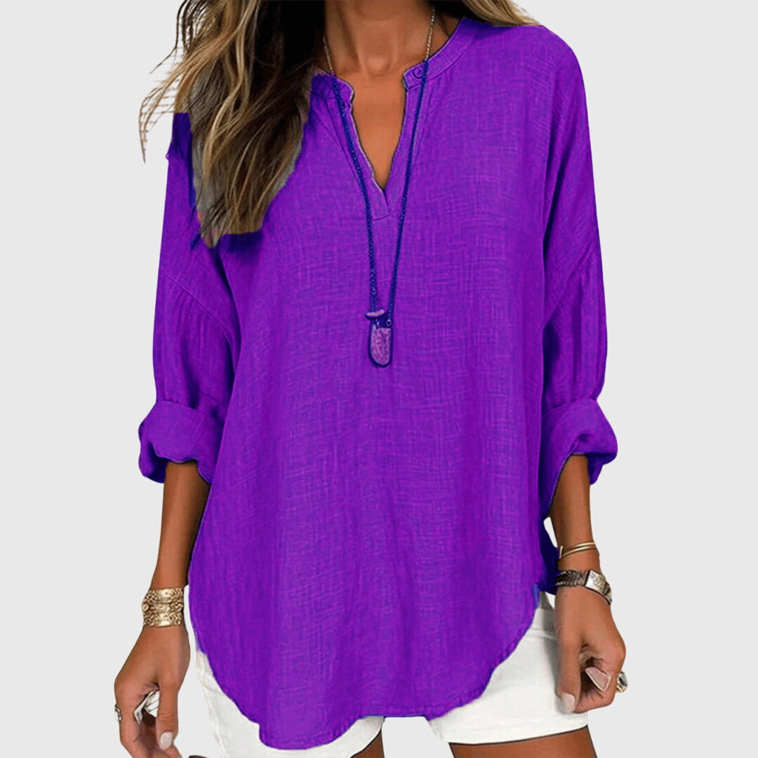 Graziella | Breathable Relaxed Beach Casual Shirt