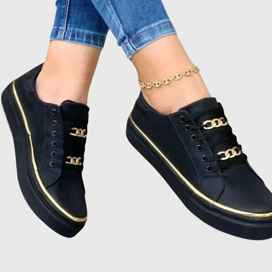 Anna | Women's Spring Casual Velvet Lace-Up Sneakers