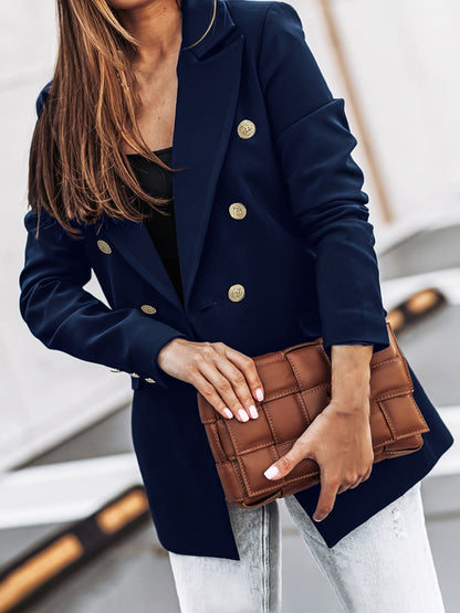 Isabella | Women's Casual Office Blazer with Double Button Placket