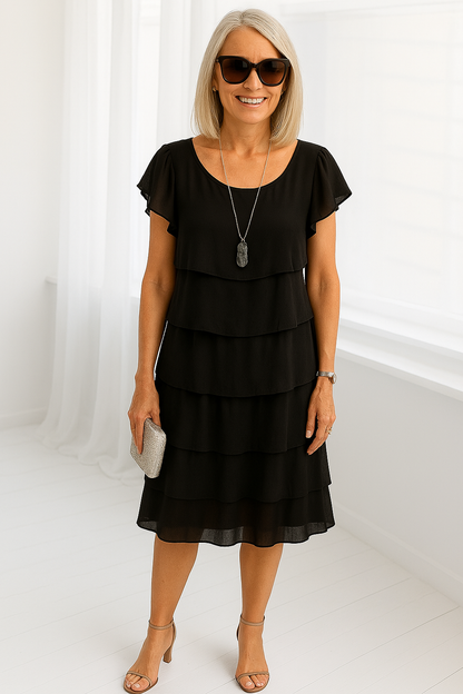 Hannah | Women's Midi Elegant Flattering Dress