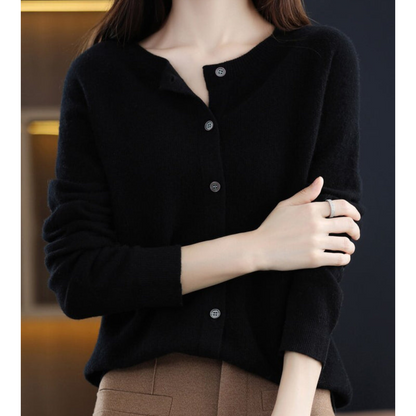 Katharina | Women's Knit Cardigan with classic Button Closure