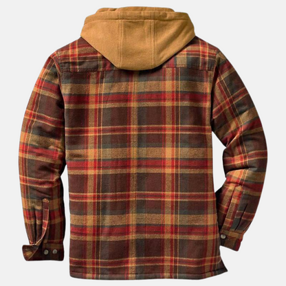 Eric | Men's Casual Warm Plaid Button-Up Jacket