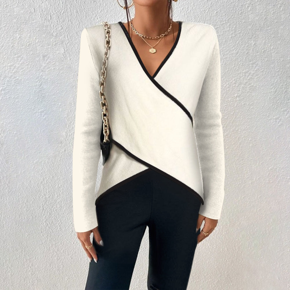 Victoria | Women's Wrap V-Neck Summer Sweater