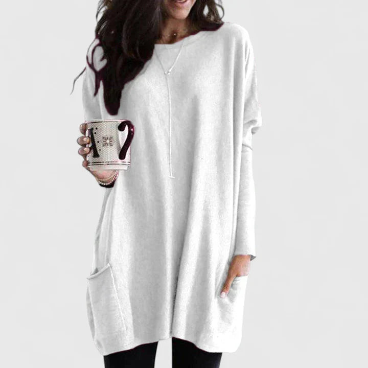 Karla | Women's Casual Tunikakleid with Long Sleeves